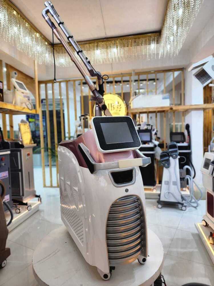 Advance Picosecond Laser Machine - Color: Pink & Grey