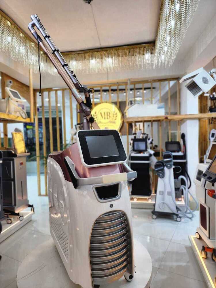 Advance Picosecond Laser Machine - Color: Pink & Grey