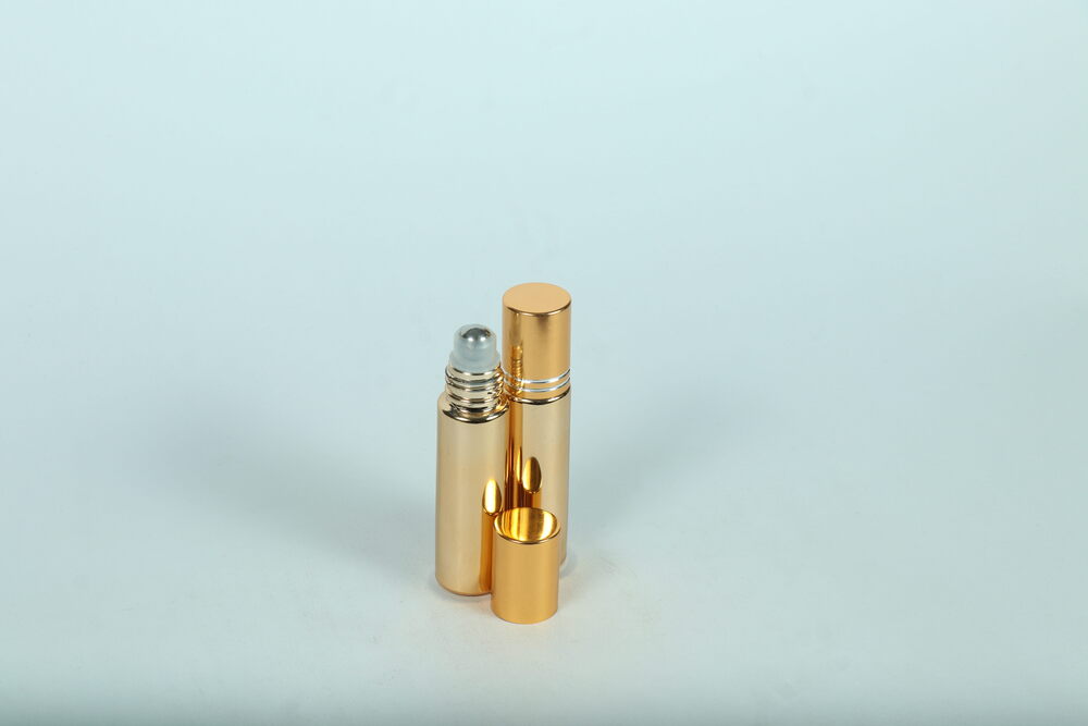 10ML GOLDEN UV GLASS ROLL ON BOTTLE
