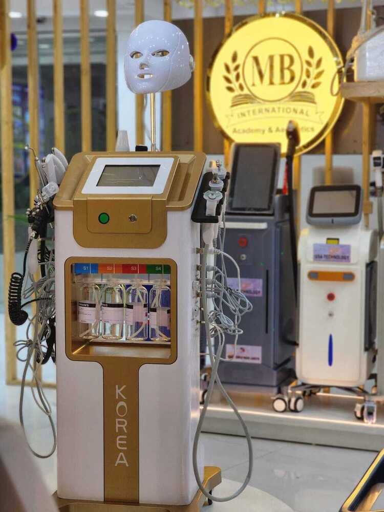 14 In 1 Hydra Facial Machine - Abs Plastic, 40x50x100cm, White | Deep Cleansing, Exfoliation, Hydration, Anti-aging Treatments With Advanced Technologies