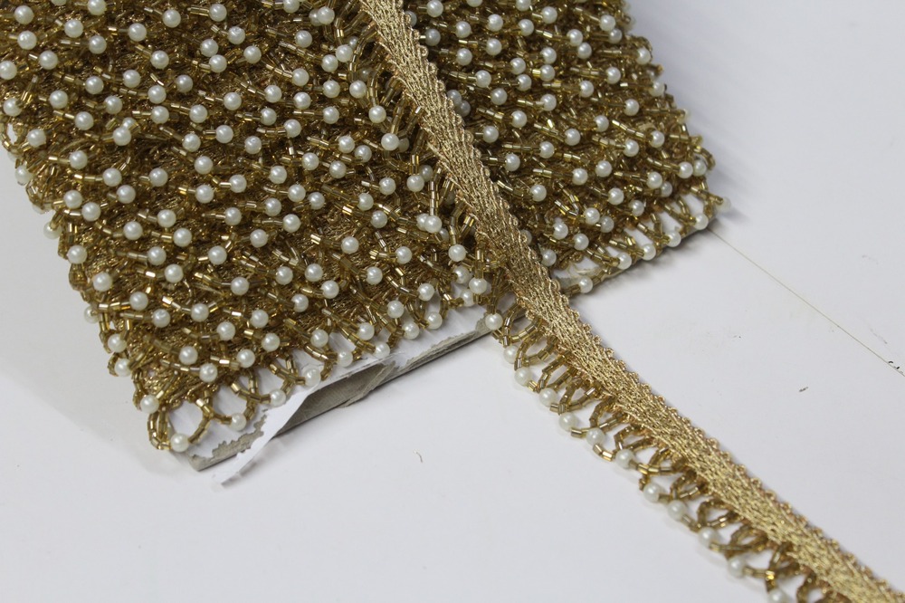 Fancy Cutdana jhalar Lace