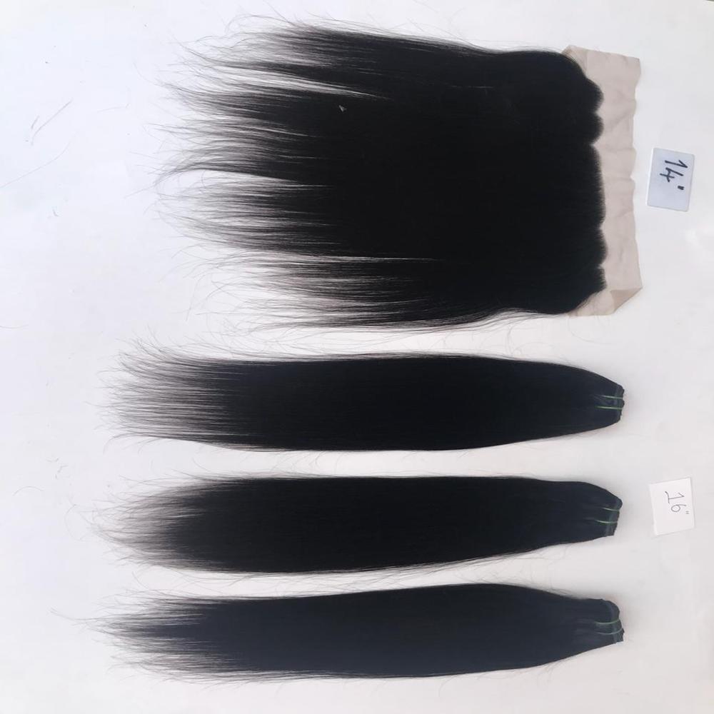 single drawn remy human hair