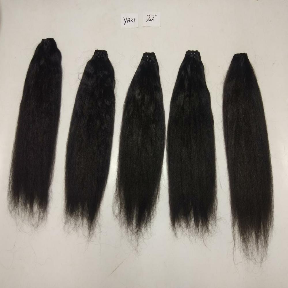 Remy double drawn human hair