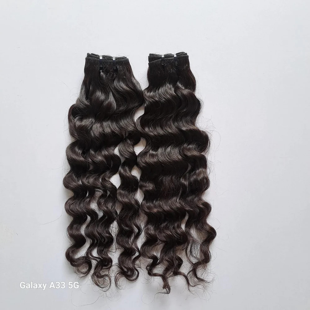 Wholesaler Sewn In Weft Extensions Human Hair Weaves Loose Bundles