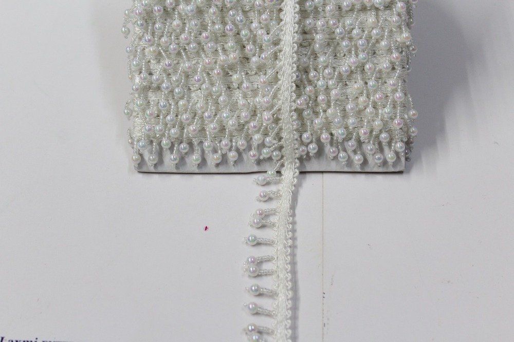 Latkan Whit Moti Lace - Color: Wiht