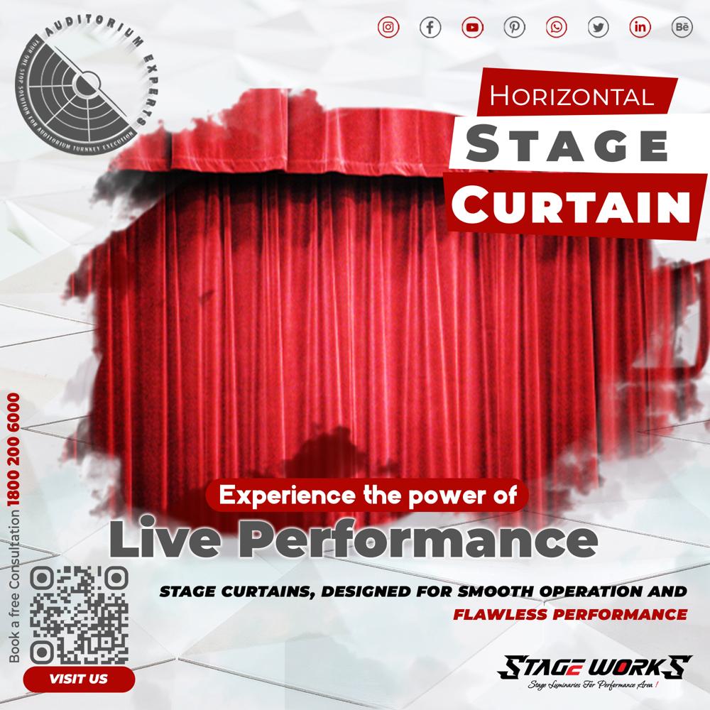 Stage Curtain - Color: Available In A Range Of Colors