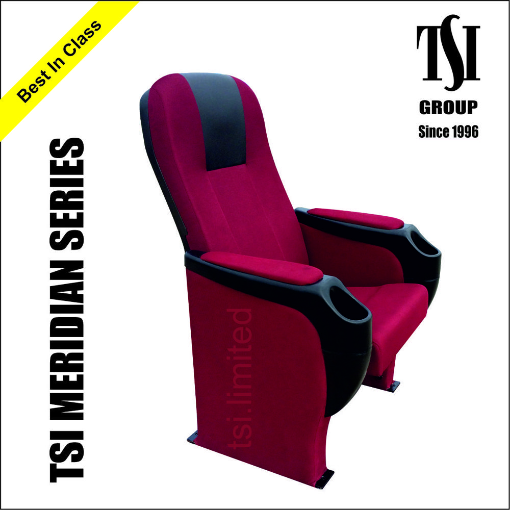 Stylish Auditorium Chair with Cup Holder - Manufacturer in India