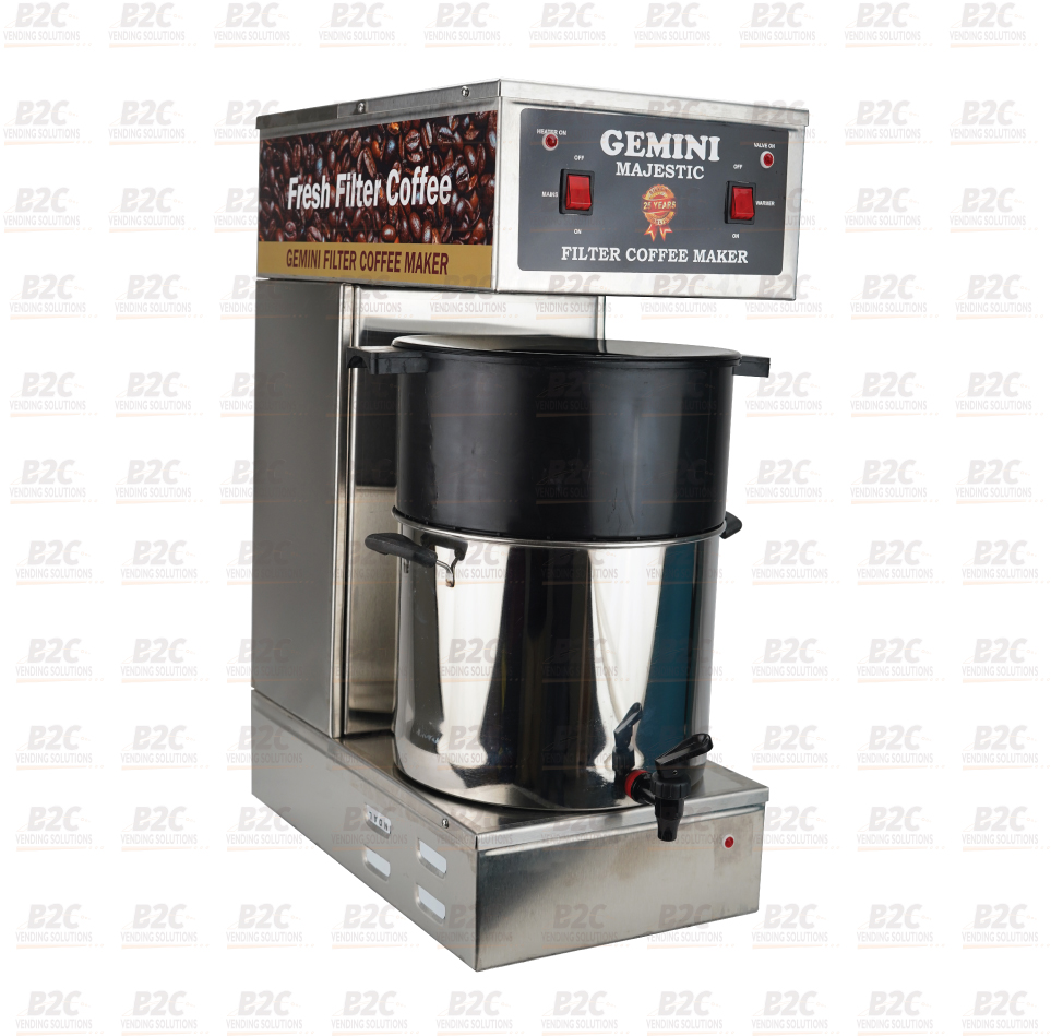 Restaurant Model Filter Coffee Maker - Color: Silver