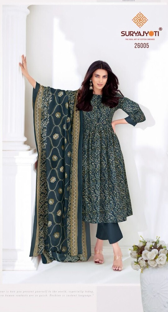 SuryaJyoti Nargis Vol-26  Dress Material