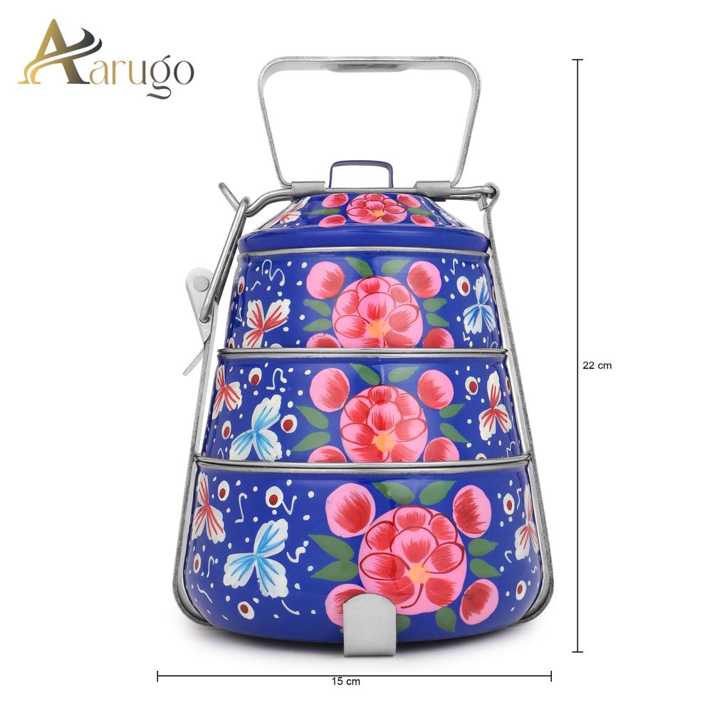 Flower Print 3 Tire Tiffin 