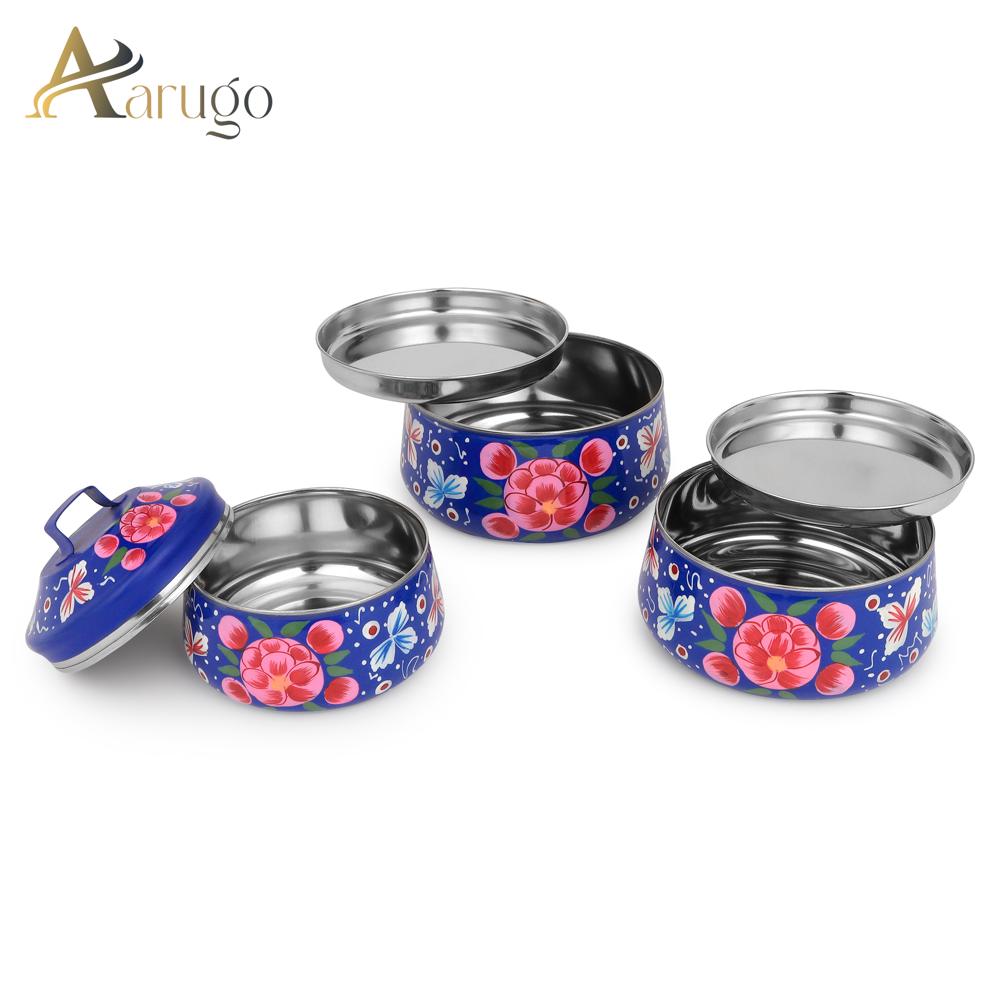 Flower Print 3 Tire Tiffin 