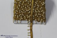 Golden ,,Moti Latkan Lace