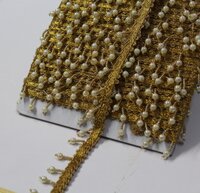 Golden ,,Moti Latkan Lace