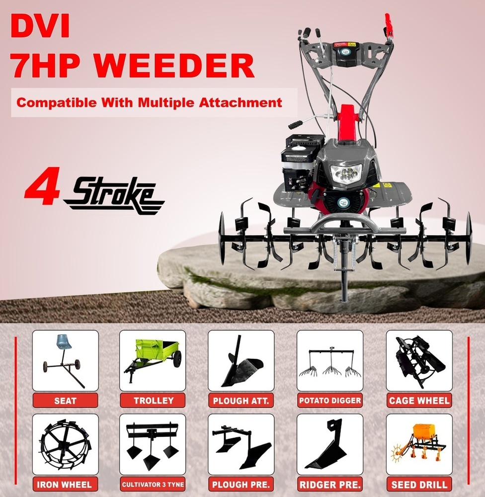 7hp Power Tiller With Light