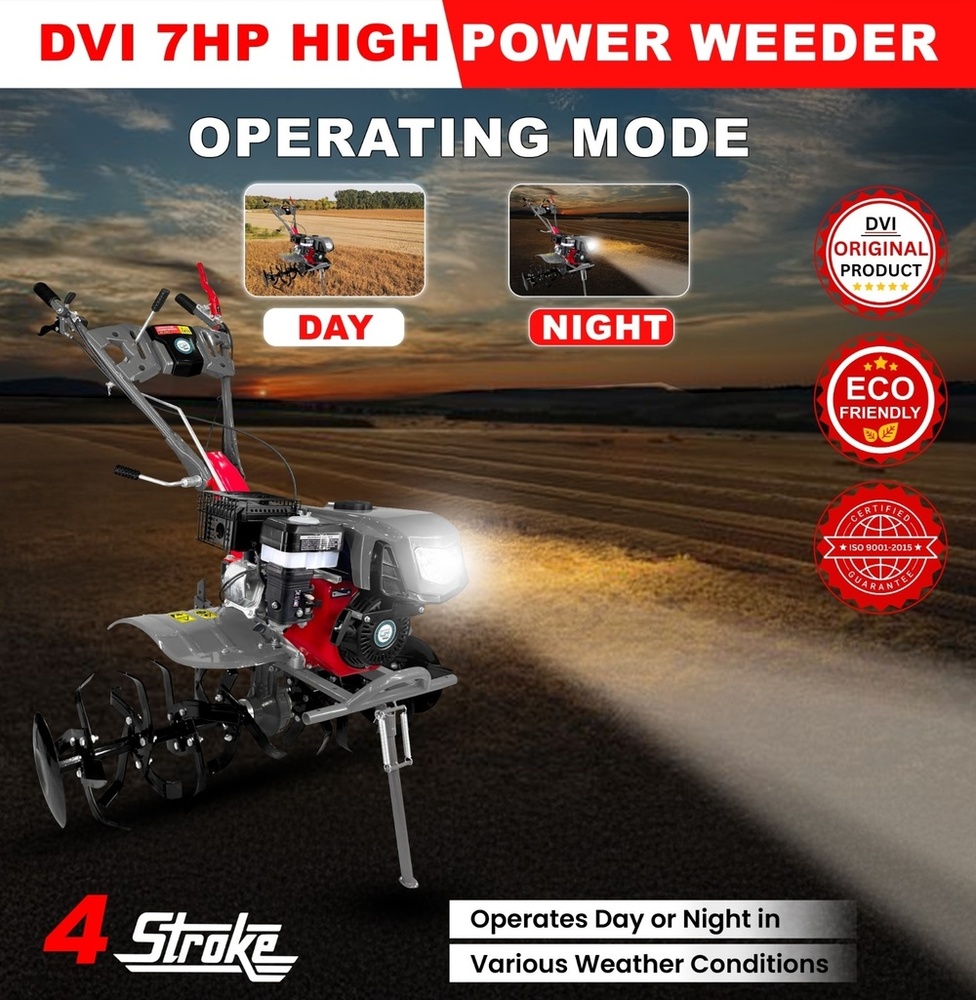 7hp Power Tiller With Light