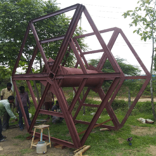 Mild Steel Fabricated Cable Drum - Material: Ms