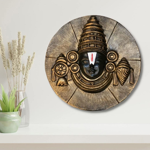 Tirupati Balaji 3D Relief Mural Wall Art