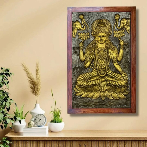 Goddess Lakshmi 3D Wall Art