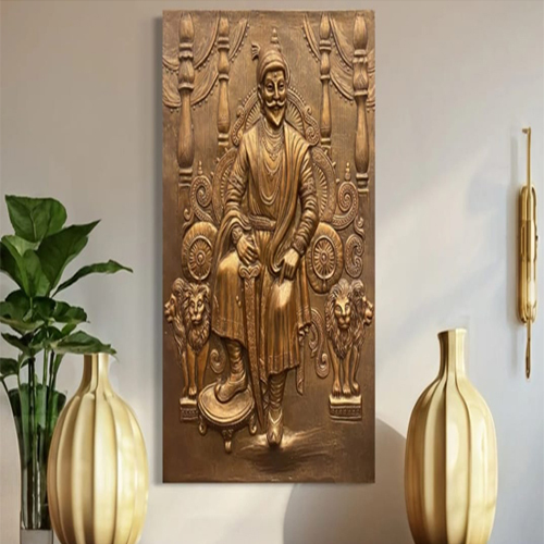 Shivaji Maharaj 3D Wall Painting