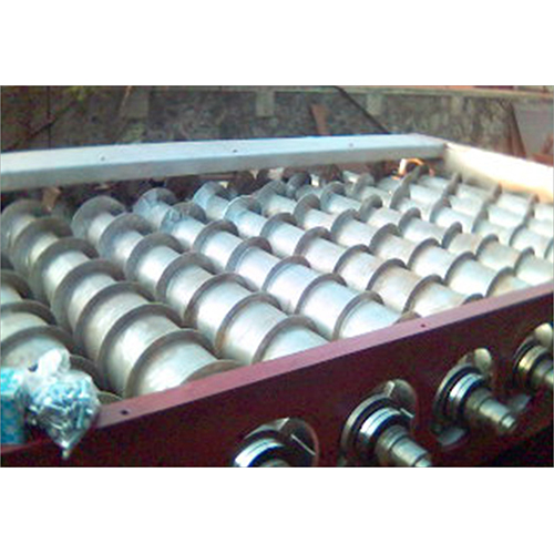 Paper Pulp Multiple Screw Conveyors - Color: Silver