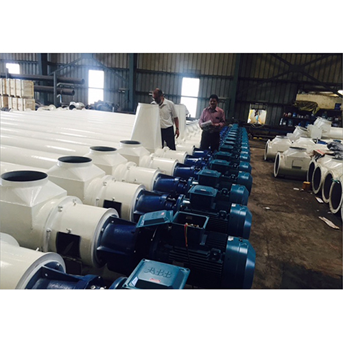 Industrial Screw Conveyor - Color: White