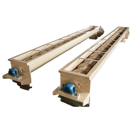 Trough Type Screw Conveyor - Color: Off White