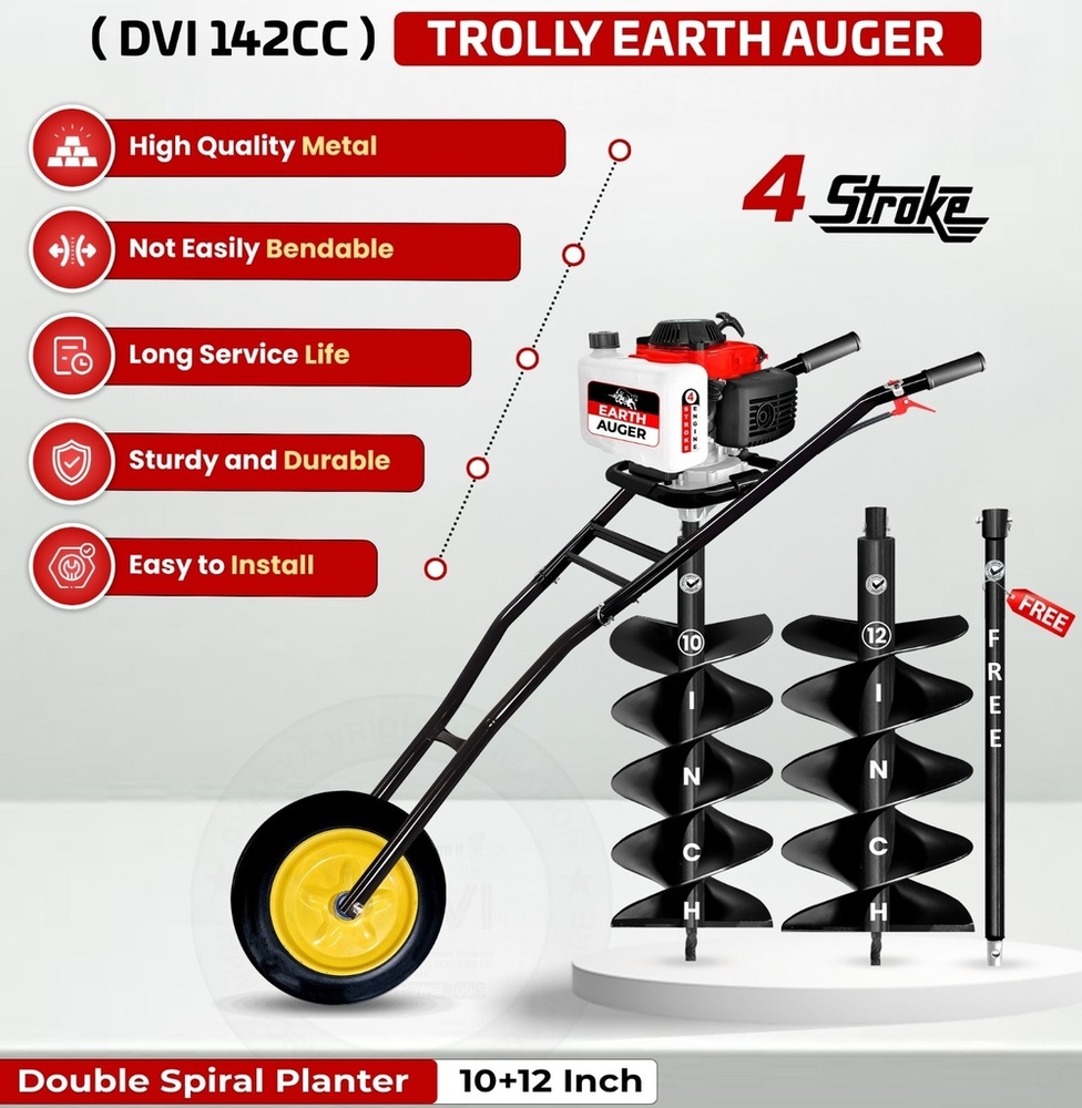 Trolly Earth Auger 142cc