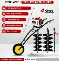 Trolly Earth Auger 142cc - Automatic Grade: Semi-automatic