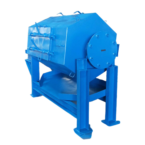 Industrial Rubber Tumbler Machine - Color: Blue Paint Coated