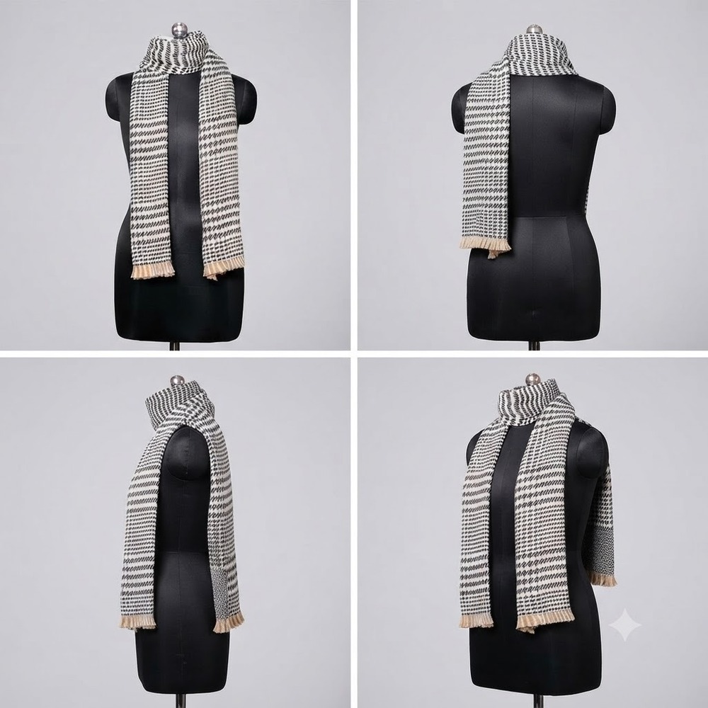 Wool Scarf - Color: Multicolor