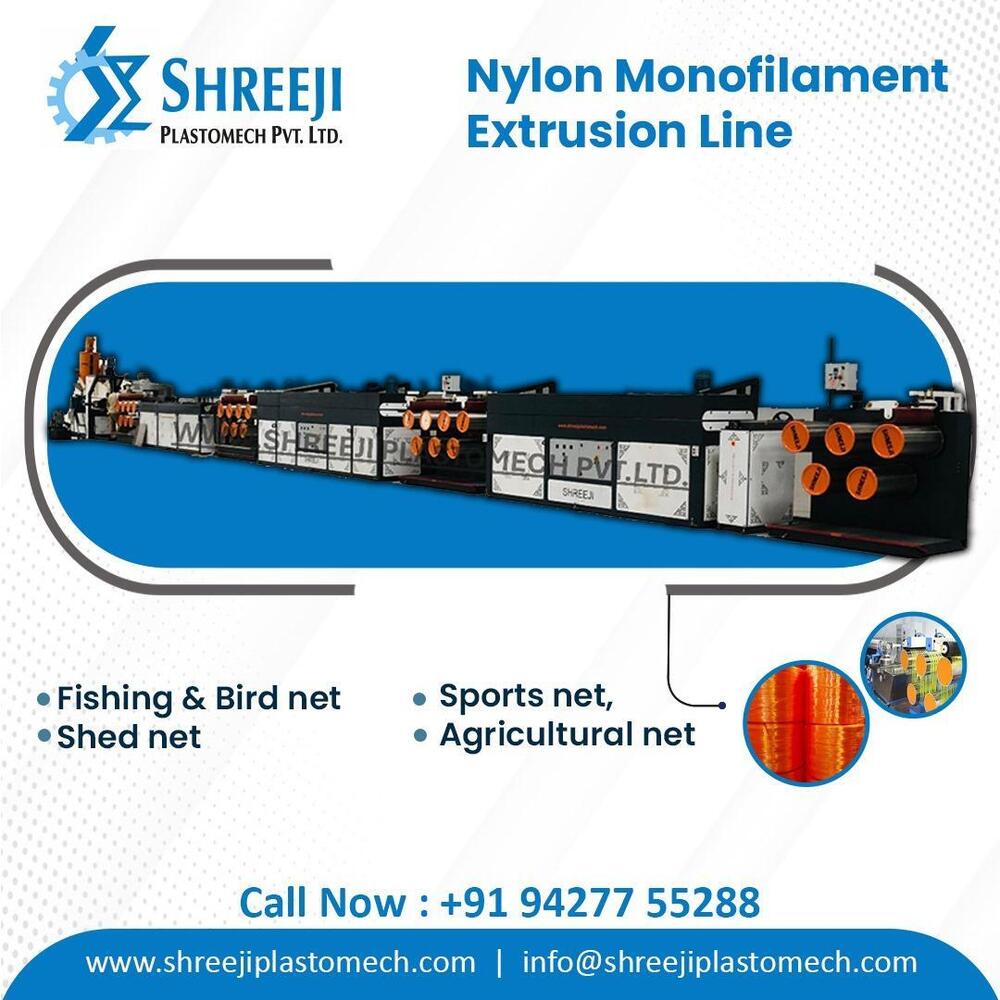 Nylon/polyester Monofilament Extrusion Plant
