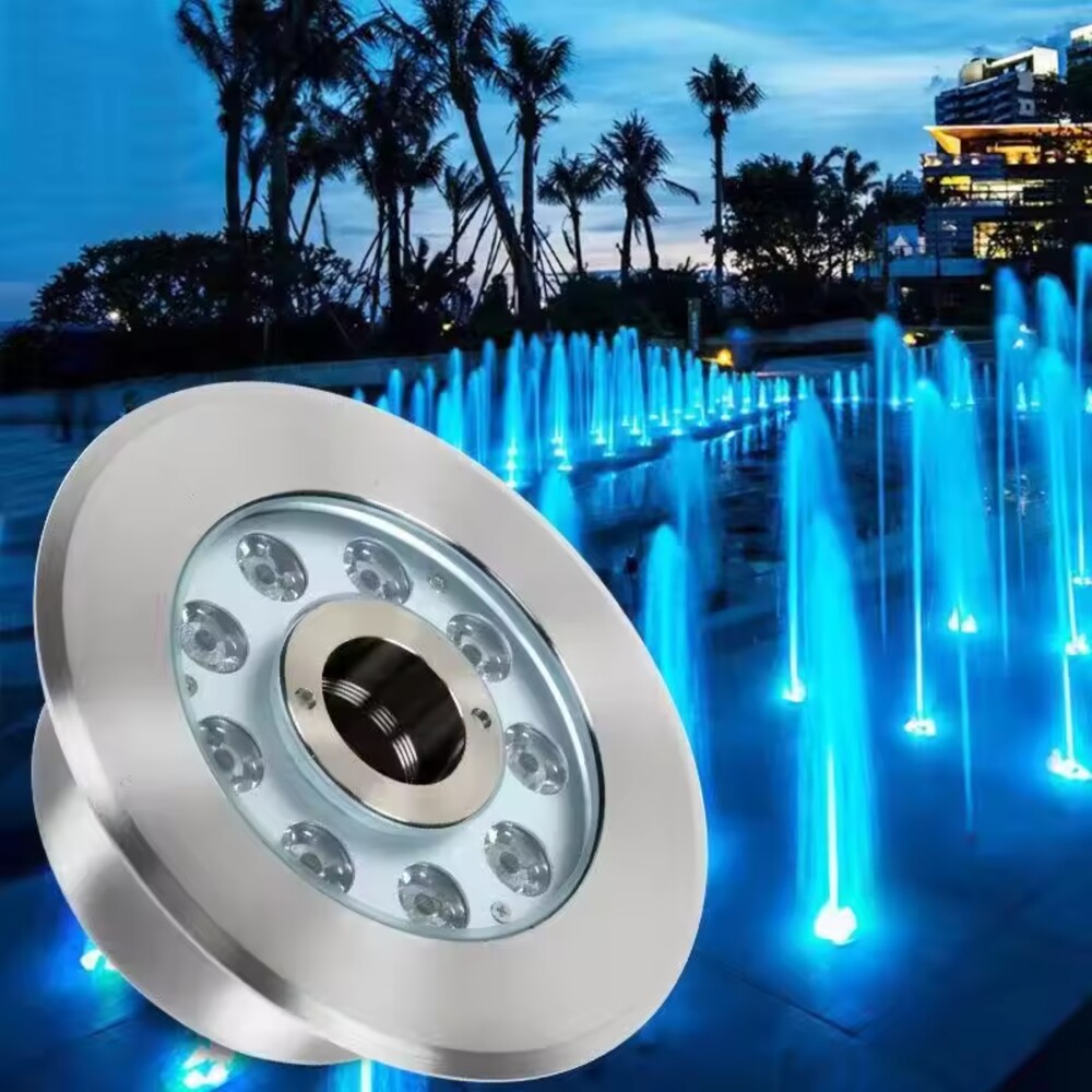 Led Nozzle Mounted Fountain Light