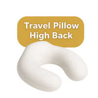 Travel Pillow High Back Without Cover - Color: White