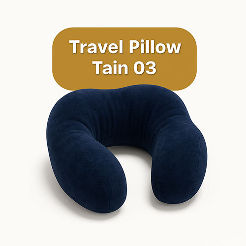 Travel Pillow High Tain Velvet Blue
