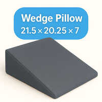 Wedge Pillow Medium (21.5x20.25x7) - Color: Grey