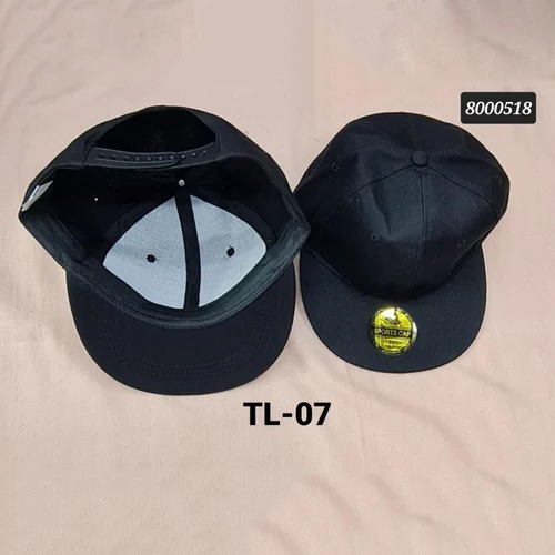 Black Cotton Caps - Feature: High Quality
