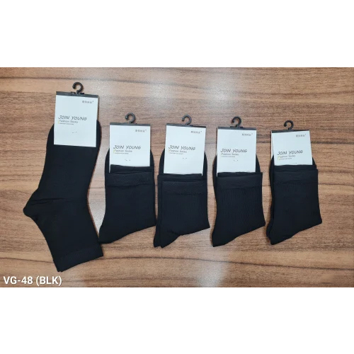 VG-48 Black Men Cotton Socks