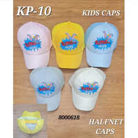 Kp-10 Kids Multicolour Half Net Cap - Color: Multicolor