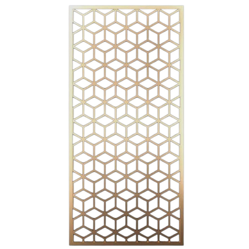 Brown Designer Jali job work