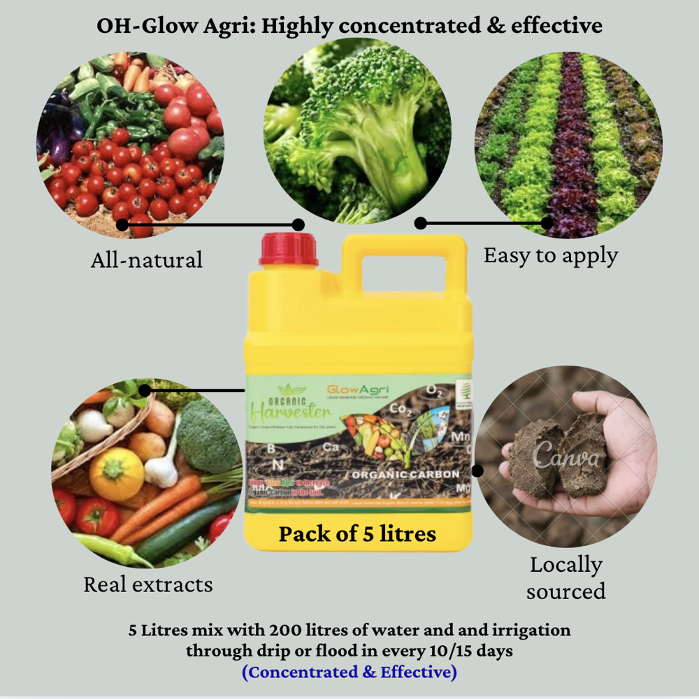 Organic Glow Agri Highly concentrated Manure / Fertiliser: 1kg pack