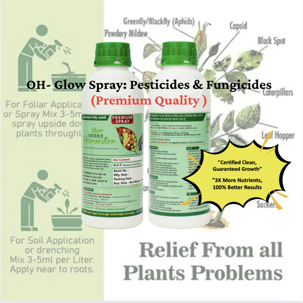 Organic Spray-pest & fungal with nutrients ( 900 ML Bottle )