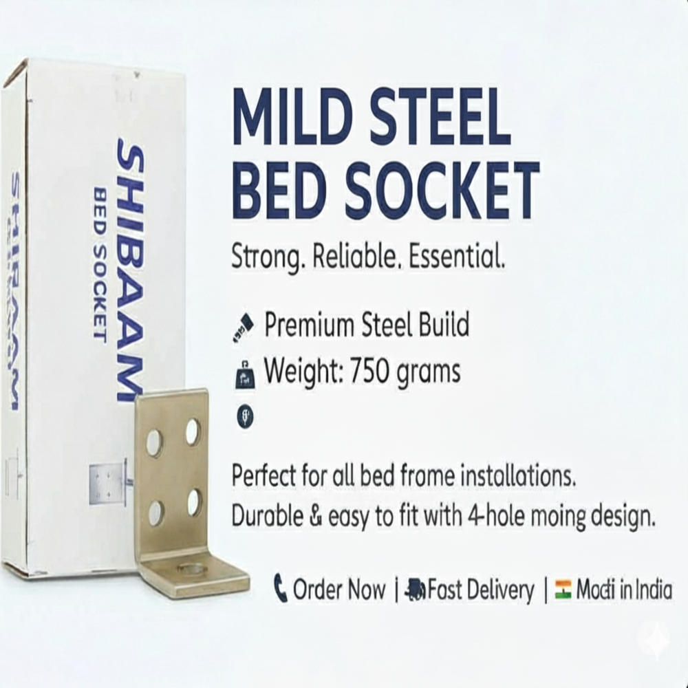 Mild Steel Bedsocket 750 Grams - Application: Used For Making Together 4 Corners Of The Beds And Sofas