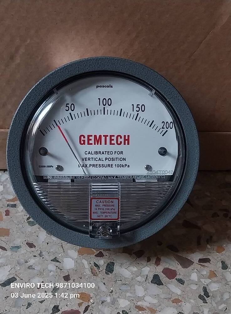 Gemtech Differential Pressure Gauge Dealers Near Palm Springs Hospital - Accuracy: 2% (-Ha Model 1) Of Fs (3% (-Ha 1.5%) On -0
