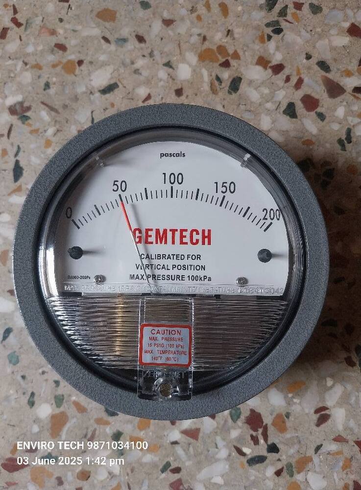 GEMTECH Differential Pressure Gauge Dealers Near Palm Springs Hospital