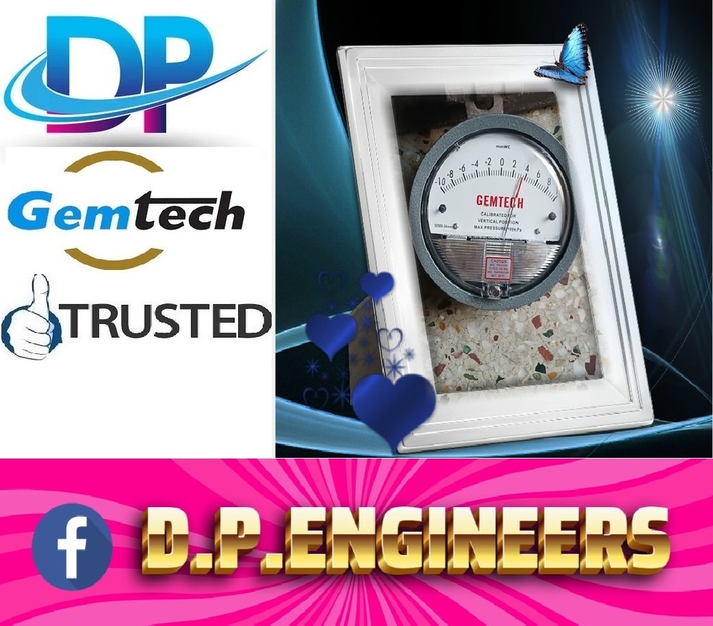Wholesale G2000 GEMTECH Differential Pressure Gauges From Faridabad