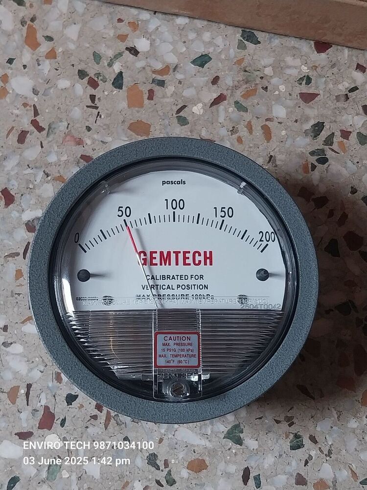 GEMTECH Differential Pressure Gauge Wholesaler For Nainital Uttarakhand