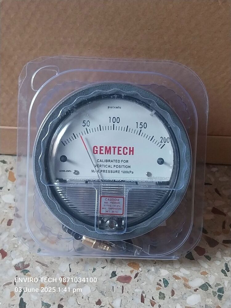 GEMTECH Differential Pressure Gauge Wholesaler For Nainital Uttarakhand
