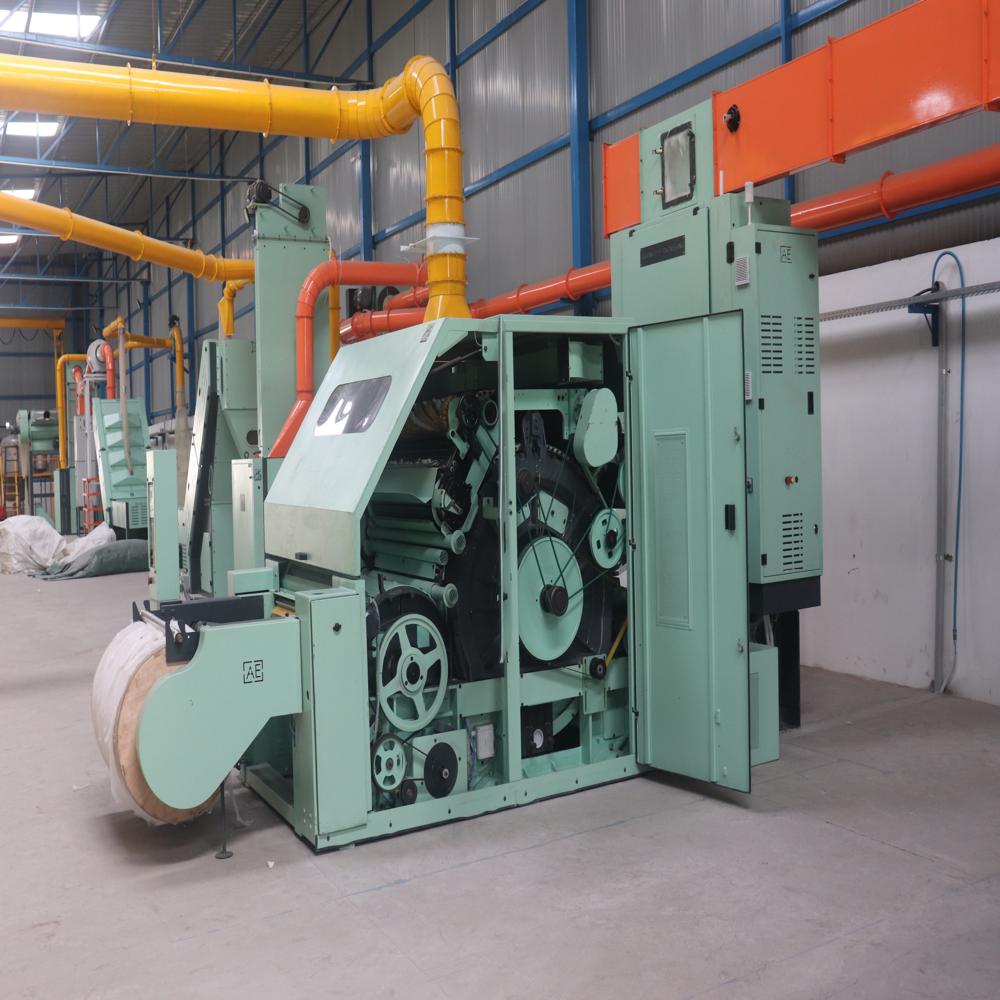 Ae Cotton Sliver Carding Machine - Color: Green