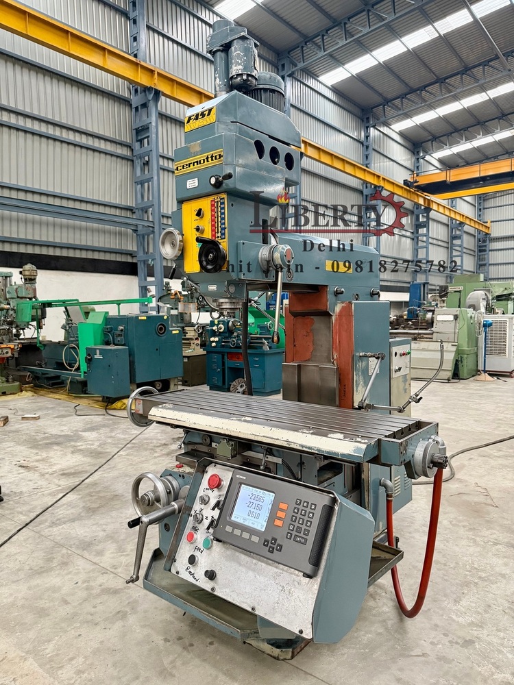 Cernotto Italy 1250 mm x 350 mm Vertical Turret Milling Machine