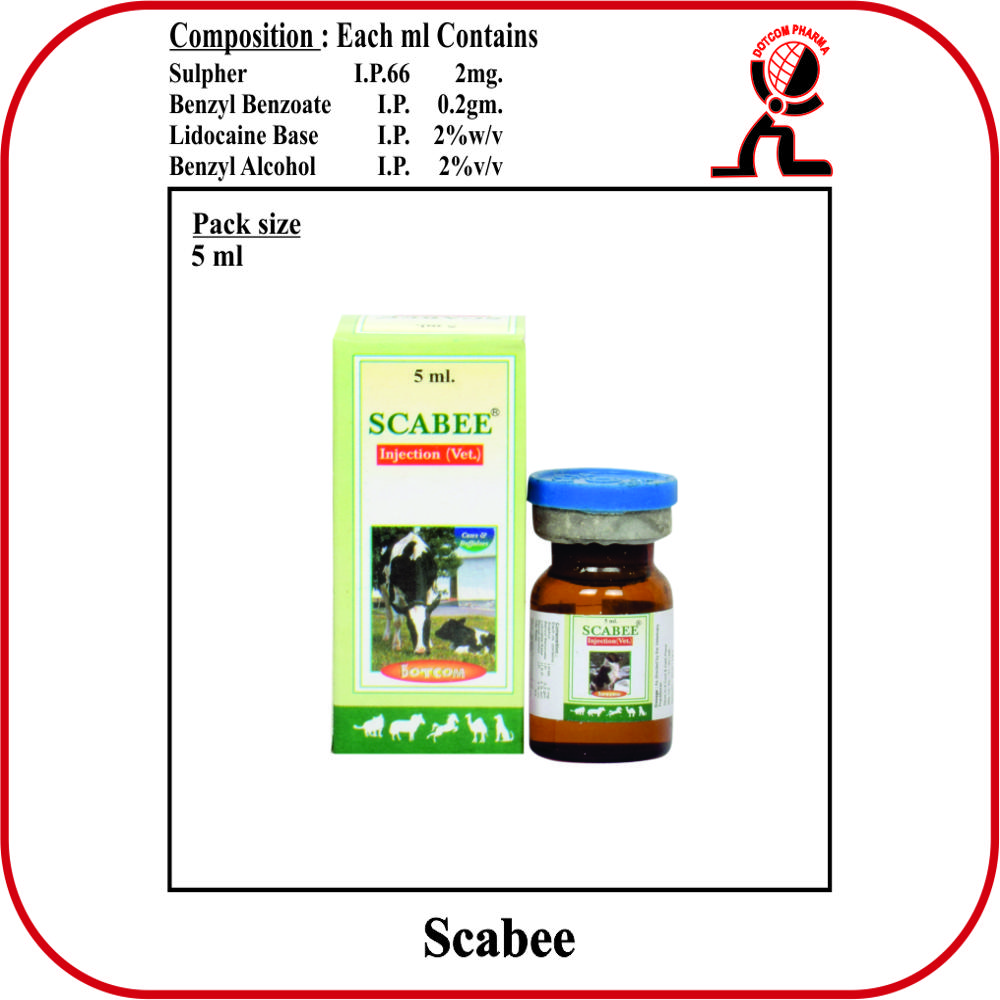 Sulphur 2 mg Injection Brand-Scabee